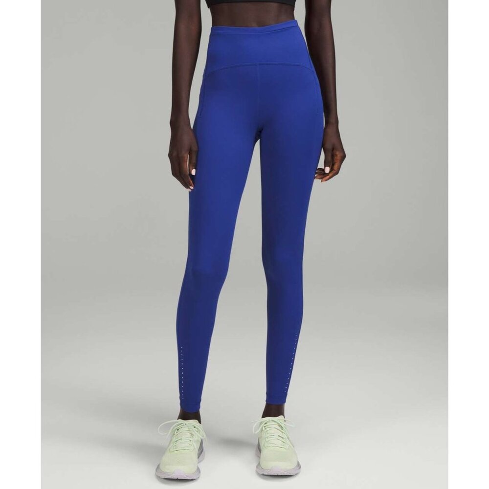 Lululemon‎ women's 0 psychic blue swift speed high rise tight 28" leggings